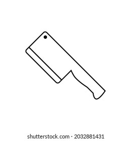 Ilustración del símbolo del vector del icono de Knife 