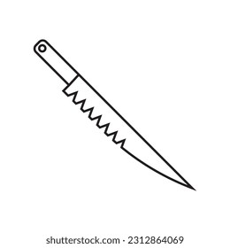 knife icon vector template illustration logo design