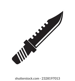 knife icon vector template illustration logo design