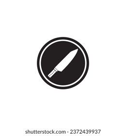 Vektorgrafik-Logo des Messers