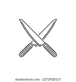 knife icon vector template illustration logo design