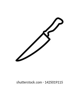 Knife icon vector trendy design template.