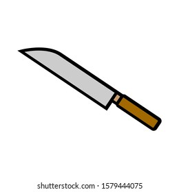 Knife icon vector in trendy style design