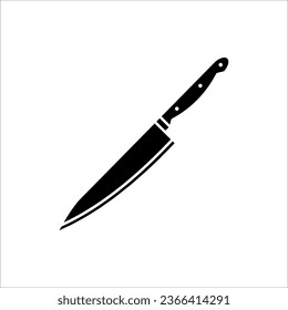 Icono de cuchillo. Para tu diseño, logotipo. Ilustración del vector aislada en fondo blanco