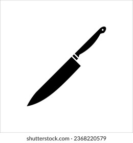 Knife-Symbol. Für Ihr Design, Logo. Vektorgrafik einzeln auf weißem Hintergrund