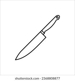 Knife-Symbol. Für Ihr Design, Logo. Vektorgrafik einzeln auf weißem Hintergrund