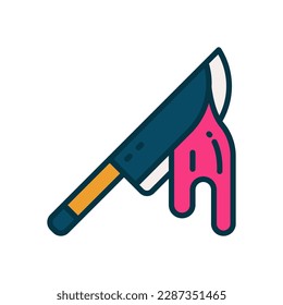 Messersymbol für Ihre Website, Ihr Handy, Ihre Präsentation und Ihr Logo-Design.
