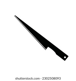 diseño del logotipo de la ilustración del vector de cuchillo ikon