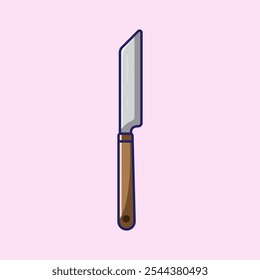 ilustração faca. utensílios de cozinha conceito vetor.