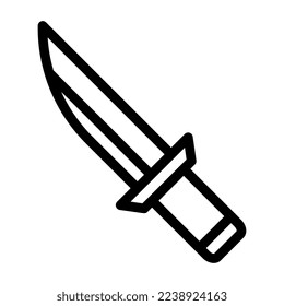 knife illustration vector and logo Icon Army weapon icon perfect. Icon sign from modern collection for mobile concept and web apps design.