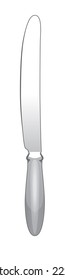 Knife Isolated on a Transparent Background. Vector Illustration