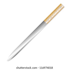 Knife isolated on white background - vector