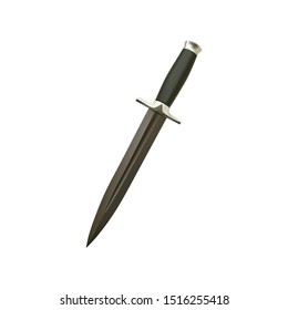 Knife isolated on a white background. Vector illustration.