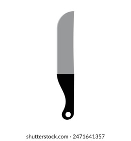 Cuchillo aislado sobre fondo blanco