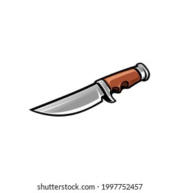 knife isolated vector for illustration and logo