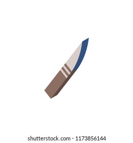 Knife isometric left top view 3D icon