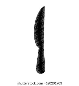 knife kitchen cutlery isolated icon