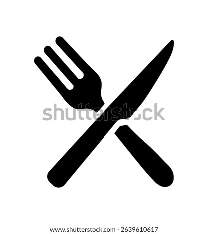knife kitchen set , for food, fork, vector drawing