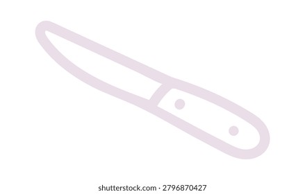 Knife Kitchen Tool Outline