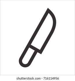 Knife Line Icon 