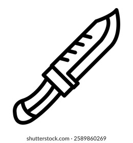 Knife Line Icon Design For Personal And Commercial Use
