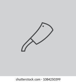 Knife line icon vector