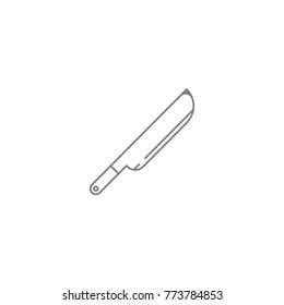 knife line icon. Web element. Premium quality graphic design. Signs symbols collection, simple icon for websites, web design, mobile app, info graphics on white background