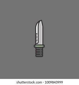 Knife - Line Vector Icon