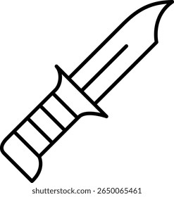 Knife Line vector Icon Design