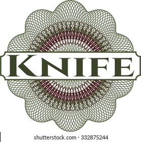 Knife linear rosette