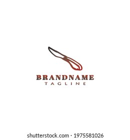 knife logo cartoon icon design modern template vector illustration