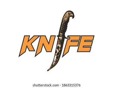 Knife Logo, Eagle Logo, Branding. 