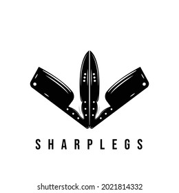 knife logo side by side