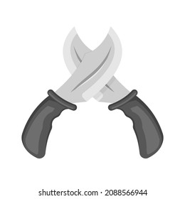 knife logo simple clean and elegance