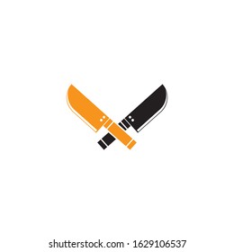 Knife logo template vector icon design