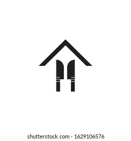 Knife logo template vector icon design