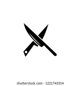 knife logo vintage