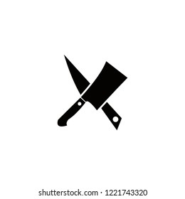 knife logo vintage