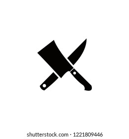 knife logo vintage