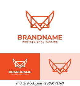 Logo de Knife Mail, adecuado para cualquier negocio relacionado con Knife y Mail.