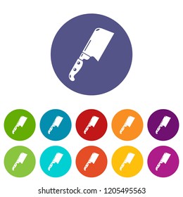 Knife meat icon. Simple illustration of knife meat vector icon for web