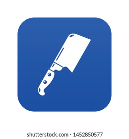 Knife meat icon. Simple illustration of knife meat vector icon for web