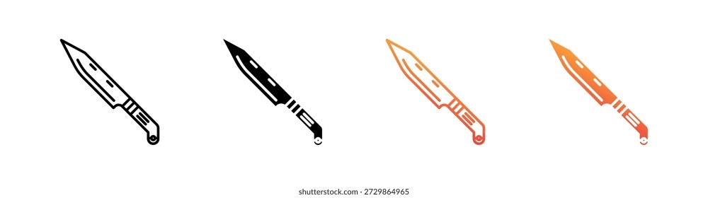 Symbol-Set mit mehreren Messern