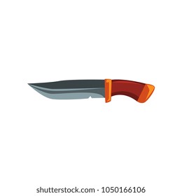 Knife of native American Indian vector Illustration on a white background