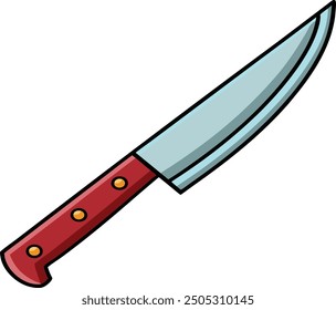 a knife on a white a white background