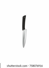 Knife on a white background