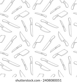 Dibujo de un vector de fondo de patrón sin fisuras