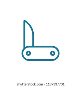 Knife outline icon