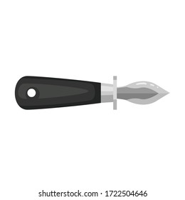 oyster knife drawing