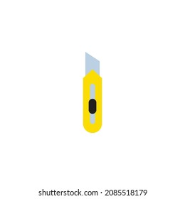 knife for paper icon vector. Cutter sign 